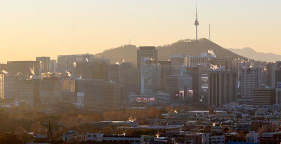 영하권 날씨 보인 서울