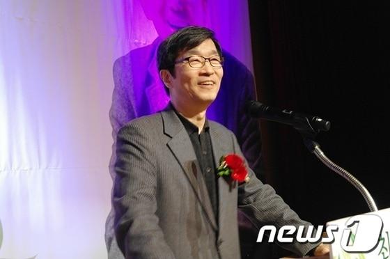 축사를 하고 있는 곽노현 전 서울시교육감. /뉴스1 ⓒ News1