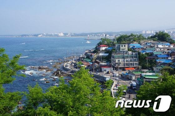 강릉시 주문진 등대마을 전경 ⓒ News1 