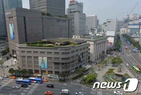 신세계백화점 면세점 전경 2015.6.12/뉴스1 ⓒ News1 송원영 기자