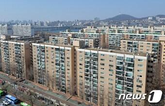 서울 강남구의 한 아파트 단지. 2017.2.6/뉴스1 ⓒ News1 구윤성 기자