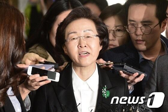 공직선거법 위반 혐의를 받고 있는 신연희 강남구청장. ⓒ News1 민경석 기자
