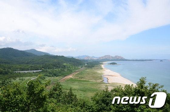 강원도 고성 통일전망대에서 바라본 전경. ⓒ News1 고재교 기자