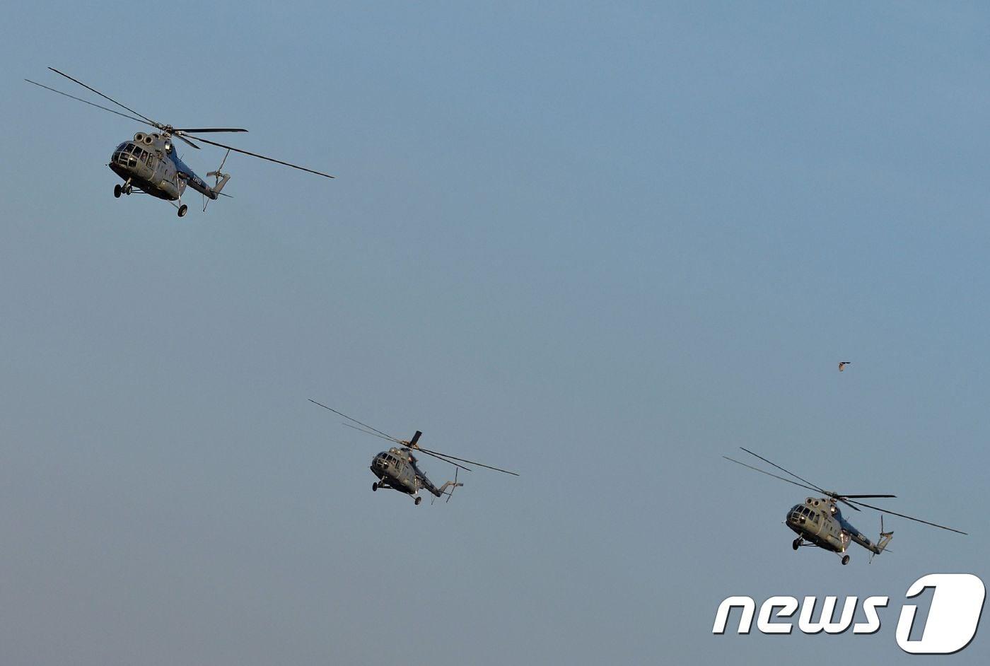 인도 공군&#40;IAF&#41; MI-8 헬리콥터ⓒ AFP=뉴스1