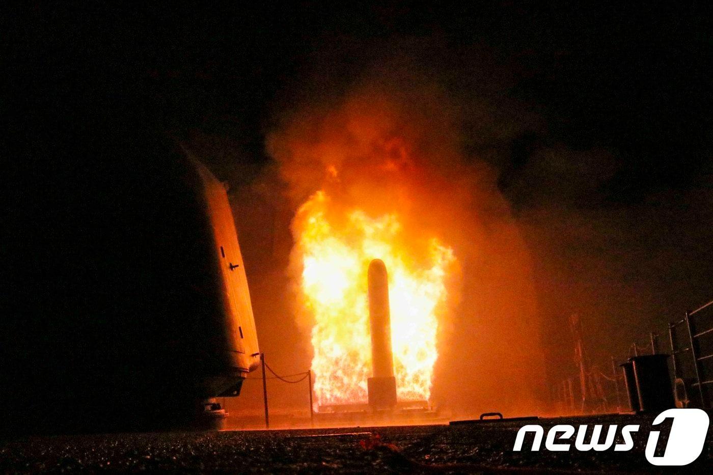 미국의 토마호크 미사일. ⓒ AFP=뉴스1 ⓒ News1 성동훈 기자