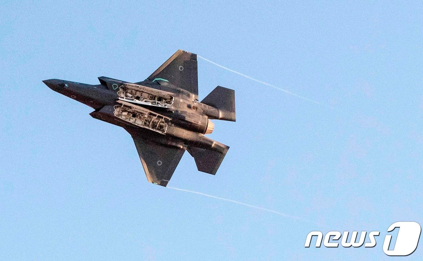 이스라엘 공군의 F-35 전투기 &#40;사진은 기사 내용과 무관함&#41; / 뉴스1 ⓒ News1 ⓒ AFP=뉴스1