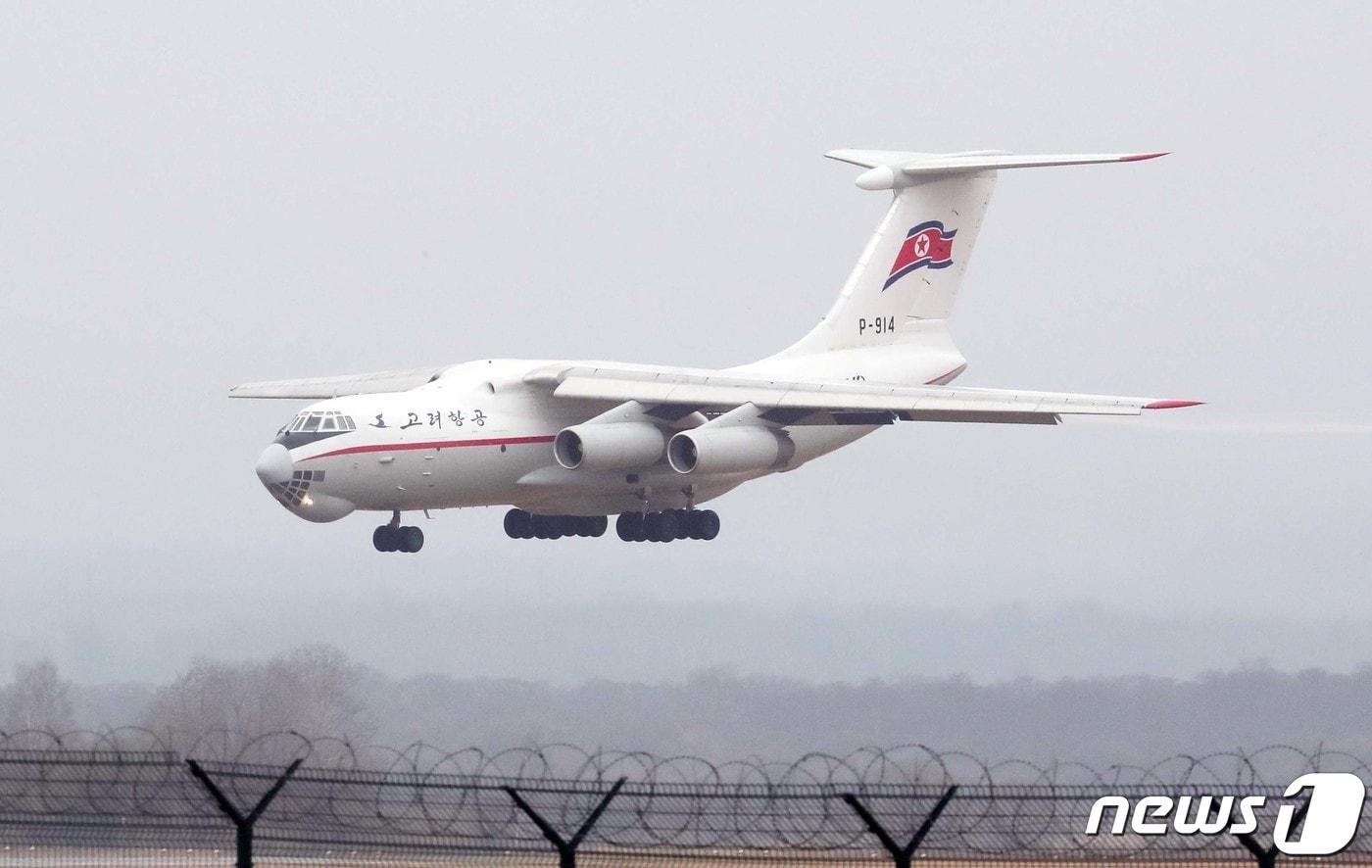 북한 고려항공 화물기. 2019.4.23/뉴스1 ⓒ News1 이재명 기자