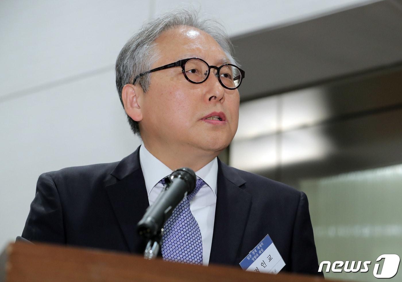 정인교 산업부 통상교섭본부장. 2019.7.10/뉴스1 ⓒ News1 이재명 기자