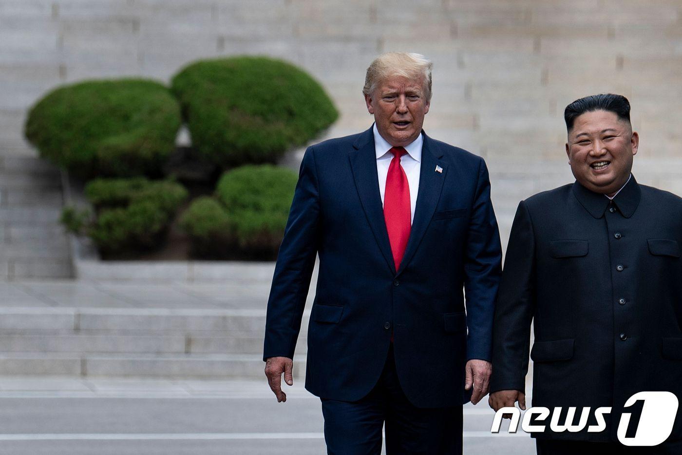 도널드 트럼프 미국 대통령과 김정은 북한 국무위원장.  ⓒ AFP=뉴스1