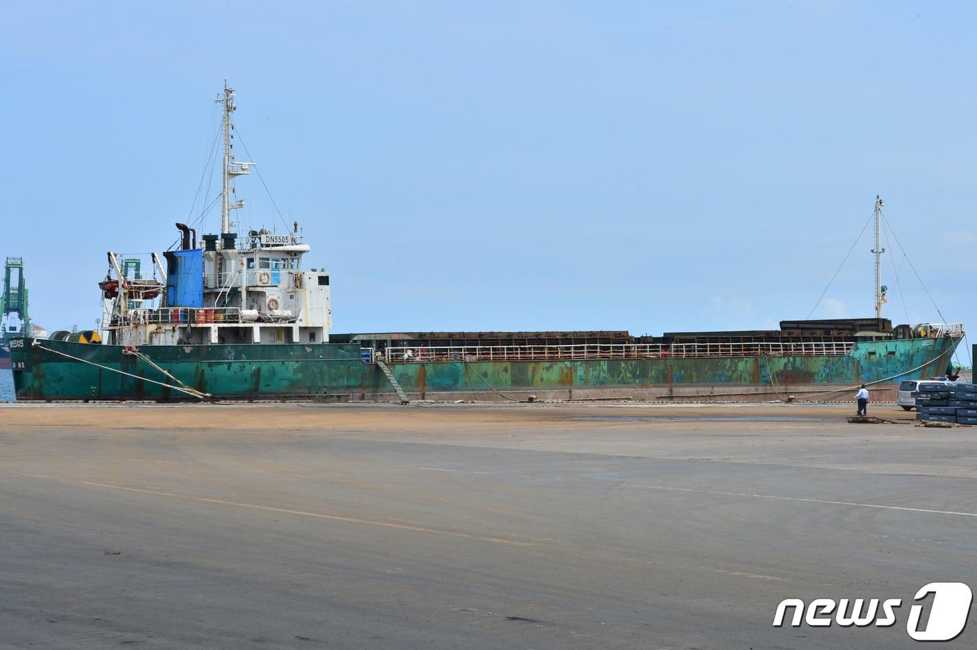 지난 2019년 북한산 석탄 반입 의혹으로 억류된 토고 국적 화물선. 기사 내용과 무관함./뉴스1 ⓒ News1 최창호 기자