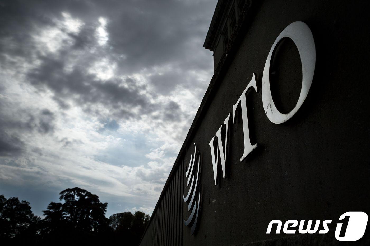 사진은 2018년 9월 21일 스위스 제네바의 세계무역기구&#40;WTO&#41; 본부 건물 모습. ⓒ AFP=뉴스1