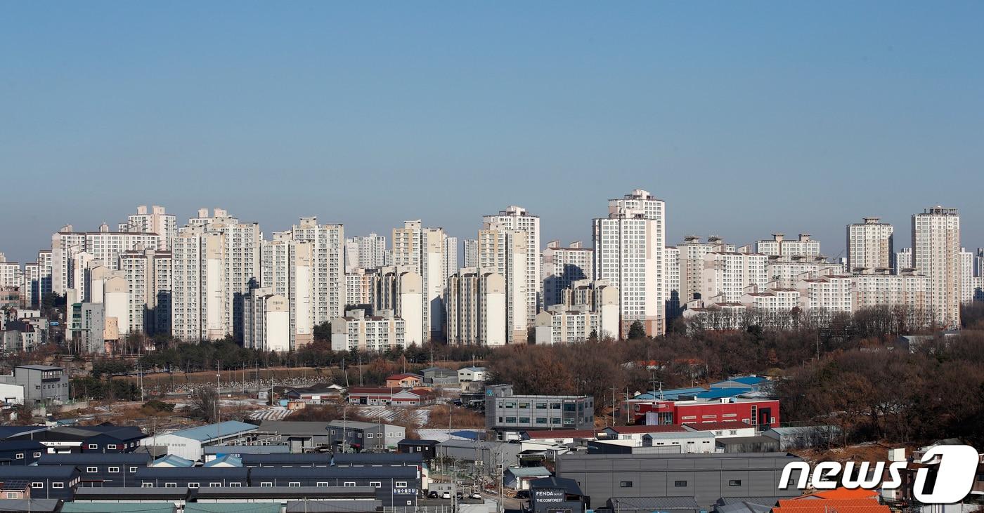 경기도 파주 운정신도시 일대 아파트 단지들. 2020.12.17/뉴스1 ⓒ News1 이승배 기자