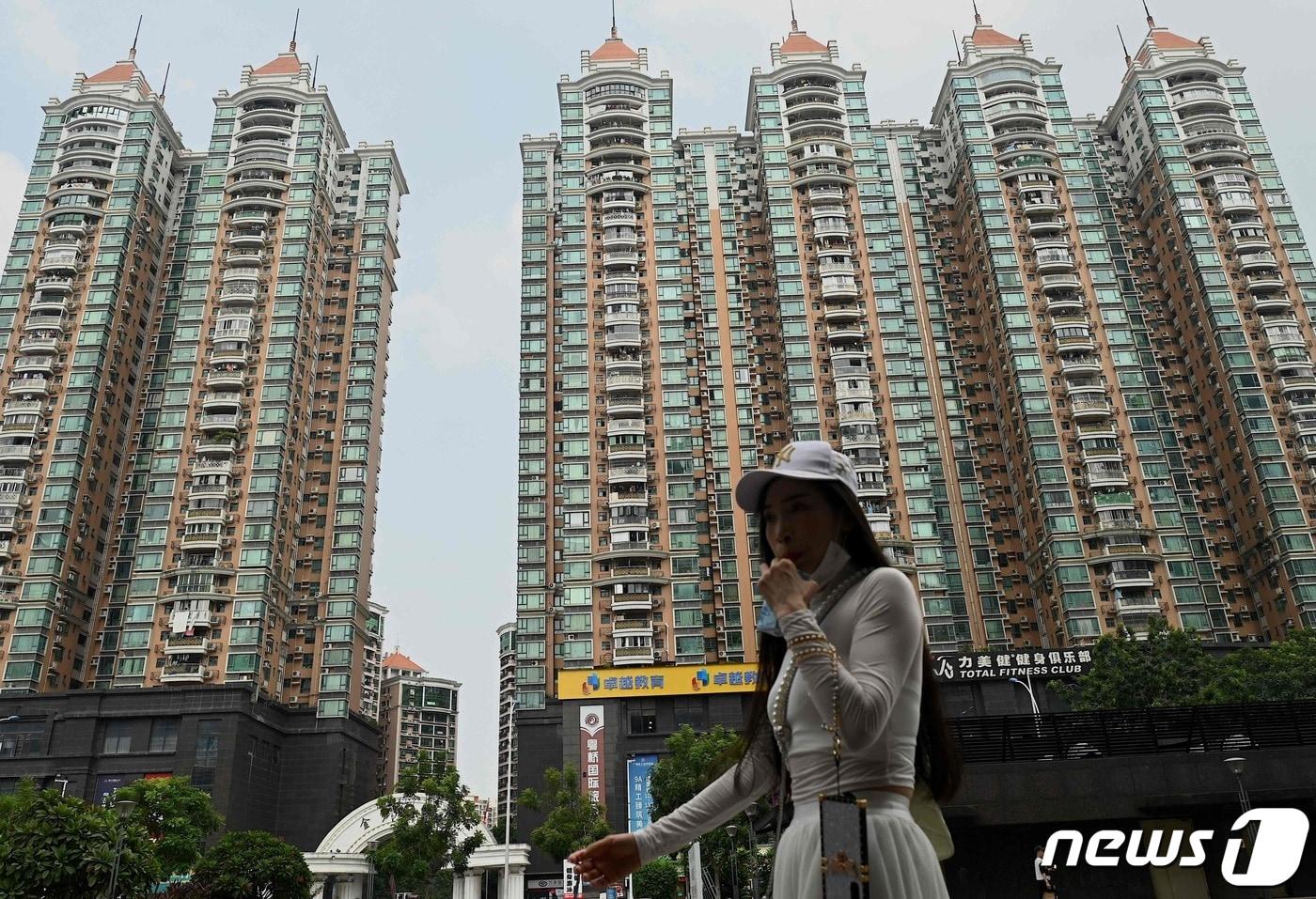 중국 남부 광둥성 광저우 소재 한 아파트 단지 ⓒ AFP=뉴스1