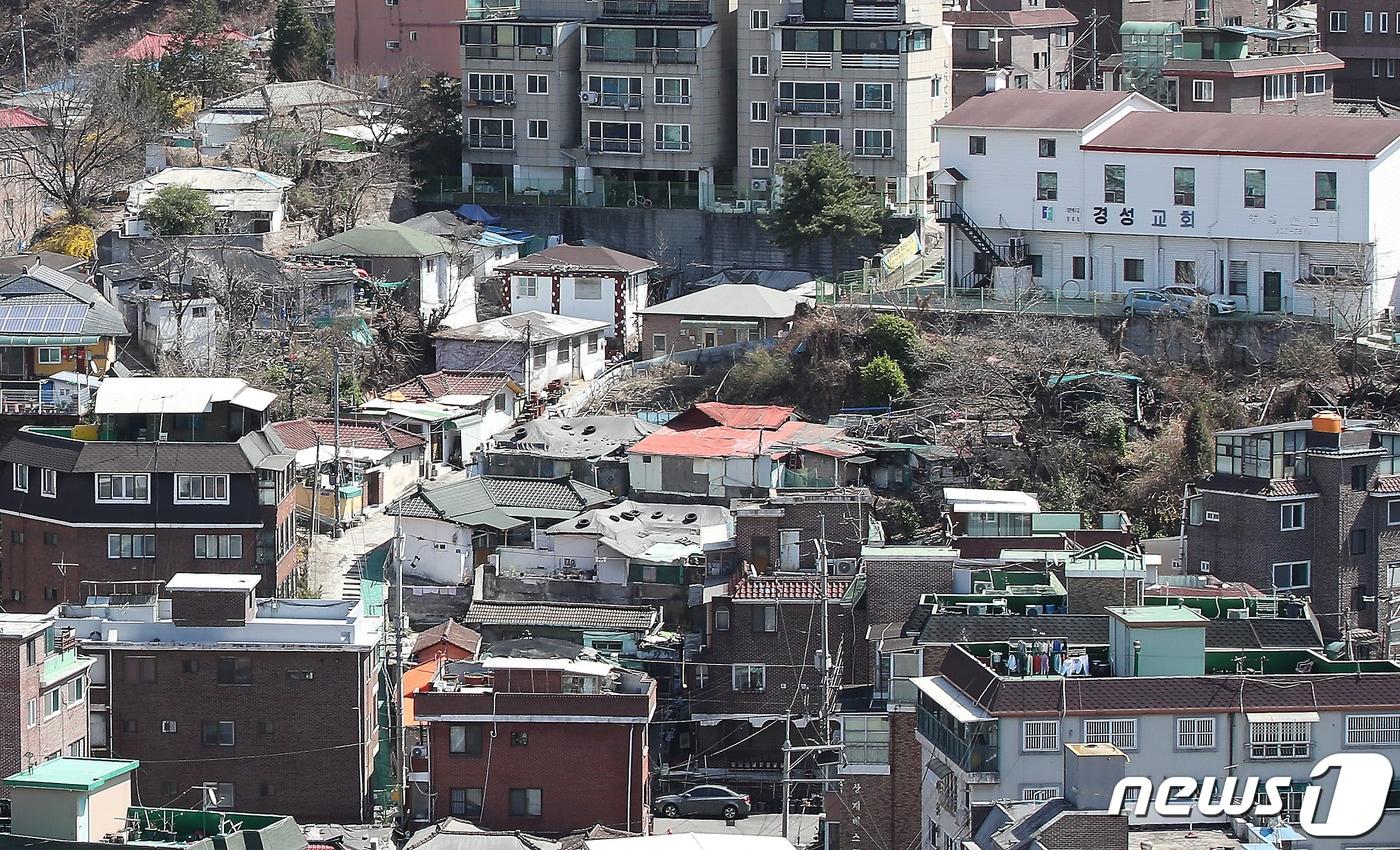 서울 노원구 상계3구역이 낙후된 모습을 보이고 있다. 2021.3.30/뉴스1 ⓒ News1 박정호 기자