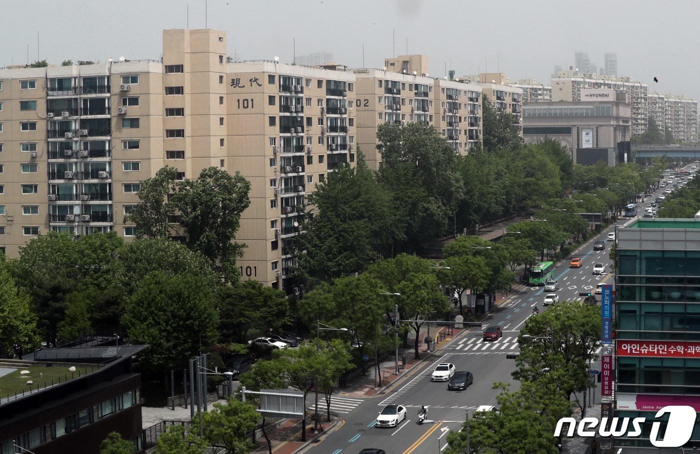 사진은 이날 강남구 압구정 현대아파트 모습. 2021.5.7/뉴스1 ⓒ News1 박세연 기자