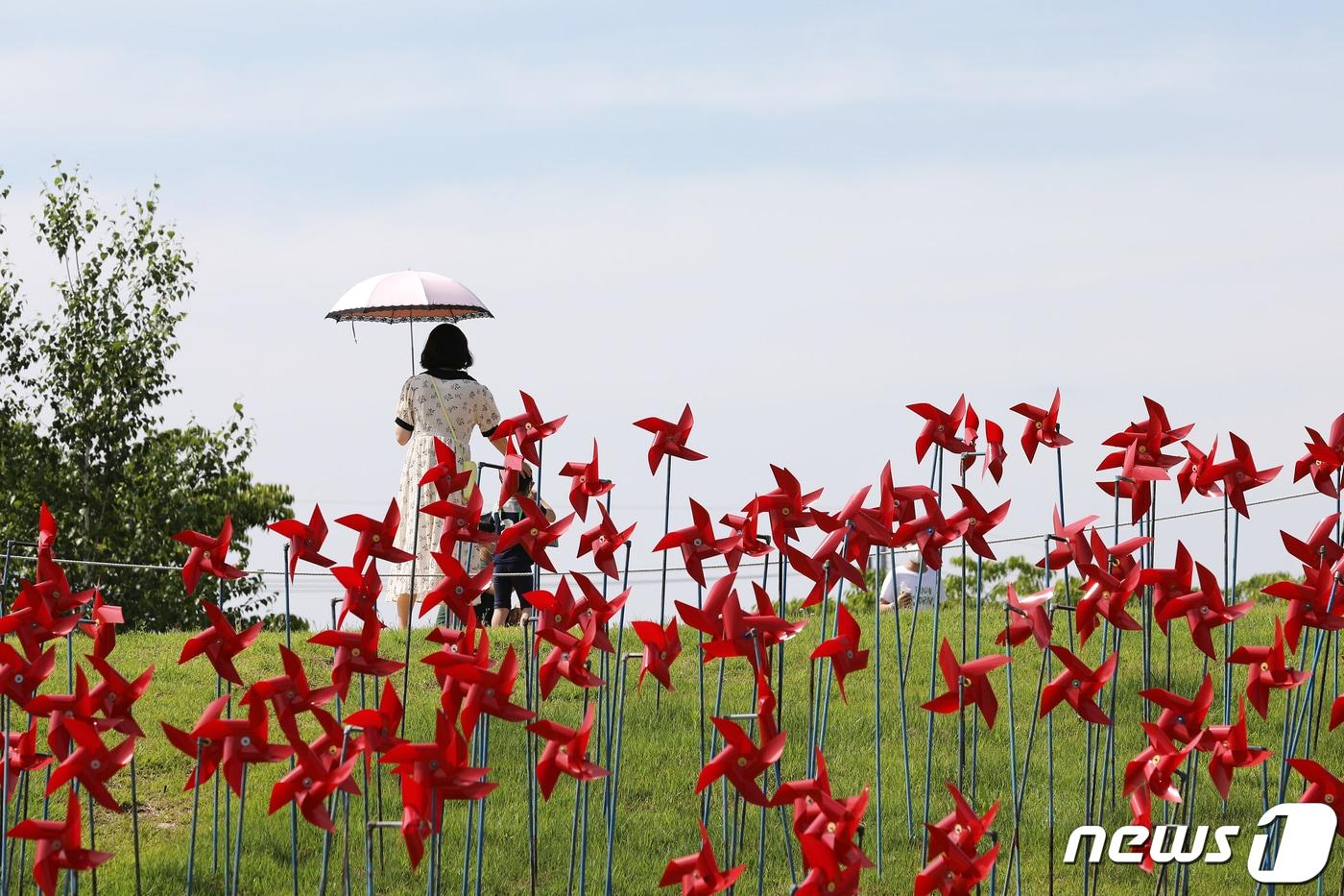 경기도와 경기관광공사가 외국인을 주요 고객으로 하는 국내 여행사 관계자들을 대상으로 한  ‘팸투어’를 26~27일 진행한다. 사진은 파주시 임진각 평화누리공원 모습. 2021.6.27/뉴스1 ⓒ News1 이승배 기자