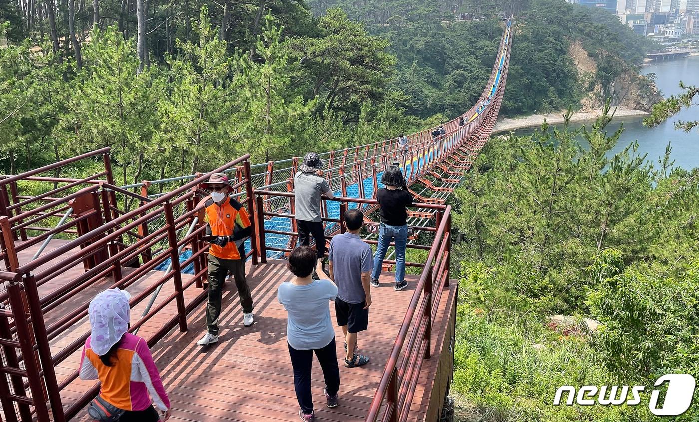 울산 대왕암공원 출렁다리./ 뉴스1 ⓒ News1