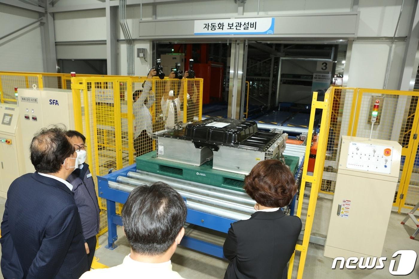 경기도의 한 폐배터리 보관 시설. &#40;사진은 기사 내용과 무관함&#41; / 뉴스1 ⓒ News1