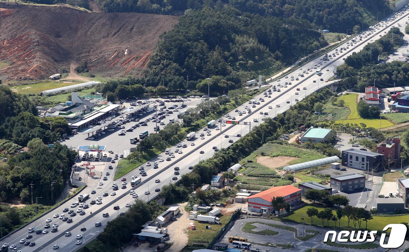 도로 정체 자료사진, 사진은 이해를 돕기 위한 것으로, 기사내용과 직접관련 없음. ⓒ News1 