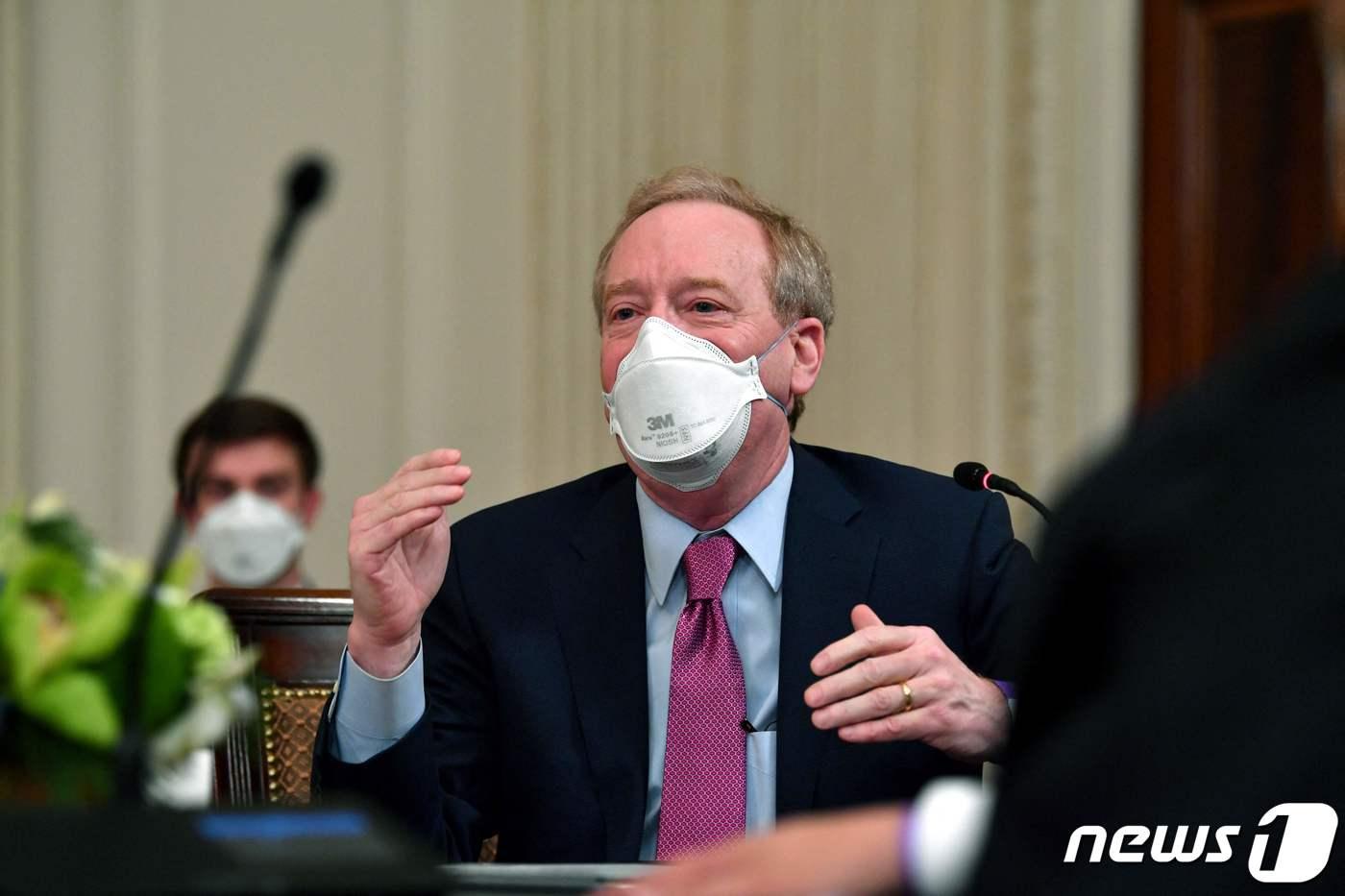 브래드 스미스 마이크로소프트 사장. ⓒ AFP=뉴스1 ⓒ News1 우동명 기자