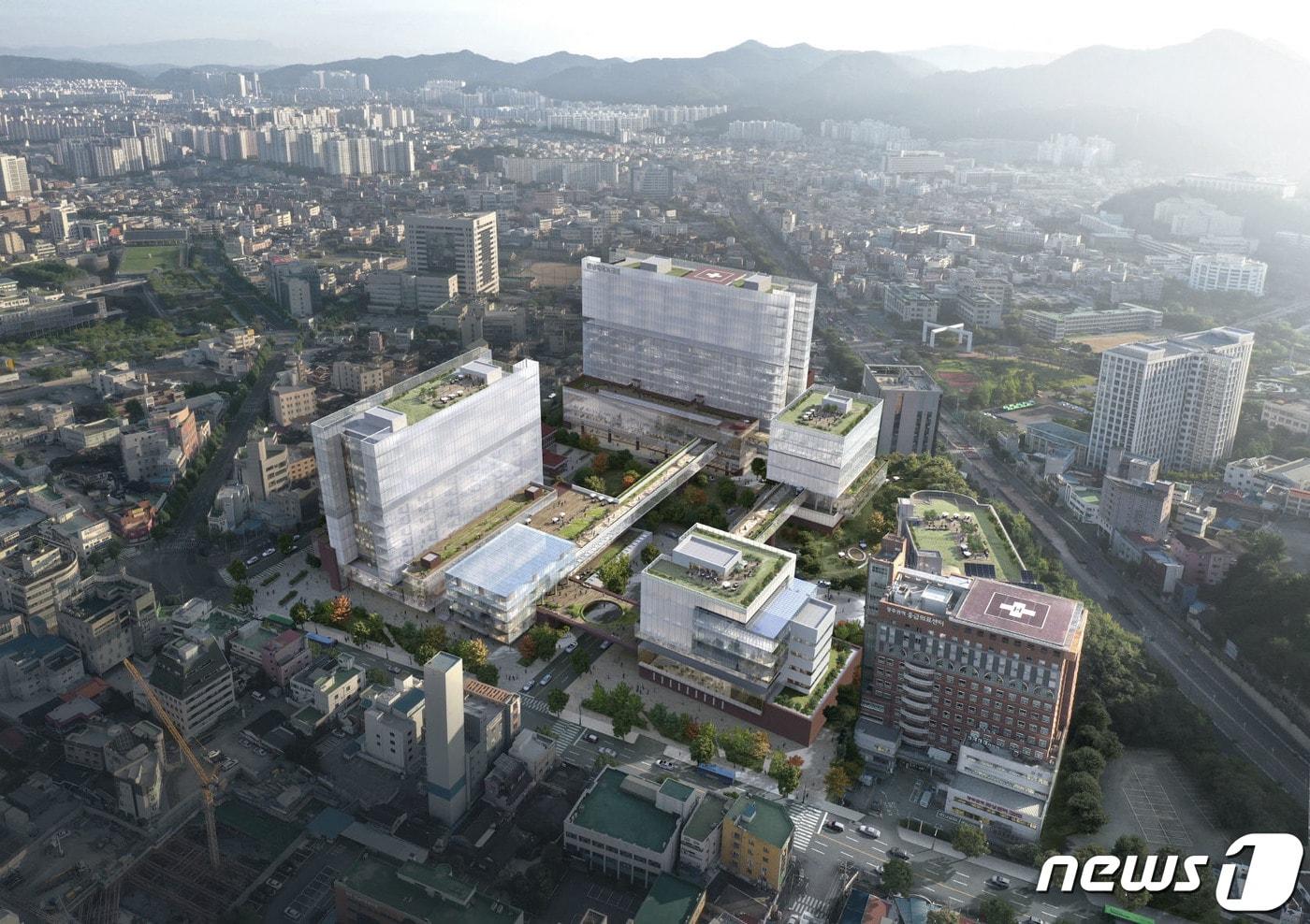 전남대학교병원 새 병원 조감도.&#40;광주시 제공&#41;2022.10.30/뉴스1 ⓒ News1 박준배 기자