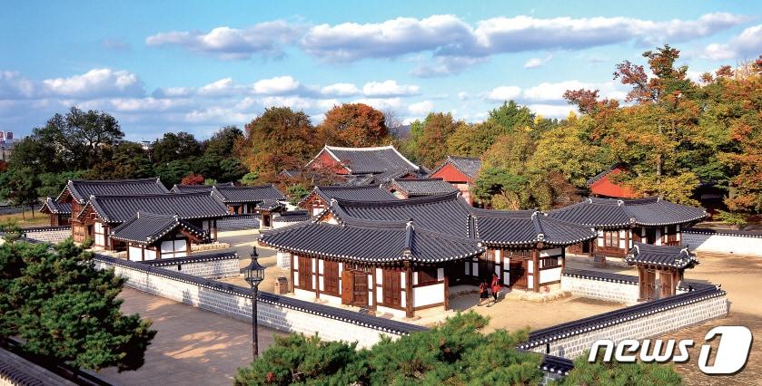 전주 경기전 서편 모습. 경기전은 조선왕조를 연 태조의 초상화, 즉 어진을 봉안하고, 제사를 지내기 위해 태종 10년&#40;1410년&#41; 지어진 건물이다.&#40;전주시 제공&#41;/뉴스1