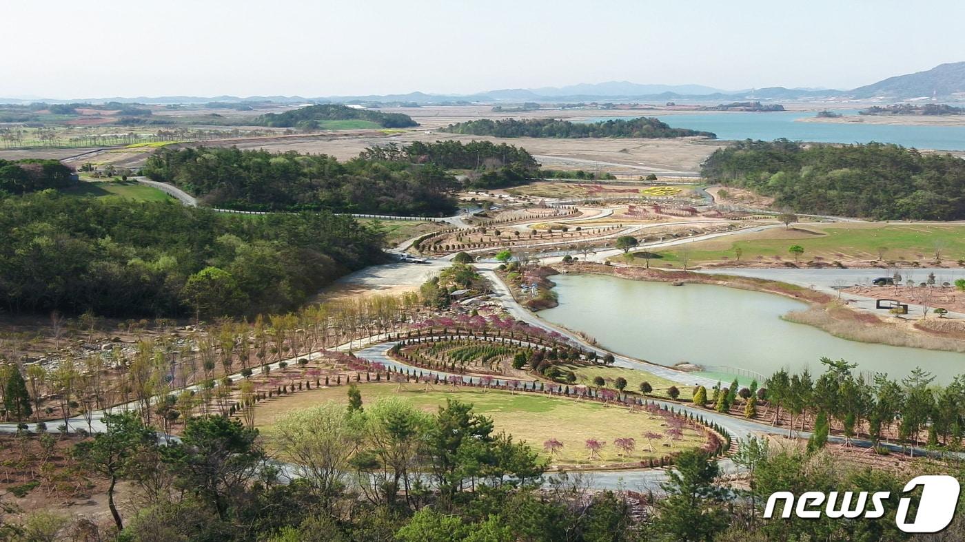 해남군 솔라시도 기업도시에 조성중인 국내 최대 어린이정원인 산이정원&#40;해남군 제공&#41;/뉴스1