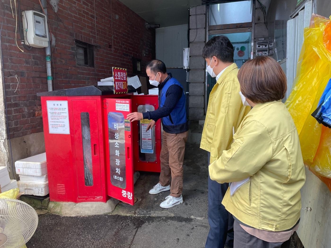 중대시민재해 대상 시설 점검&#40;중랑구 제공&#41;.