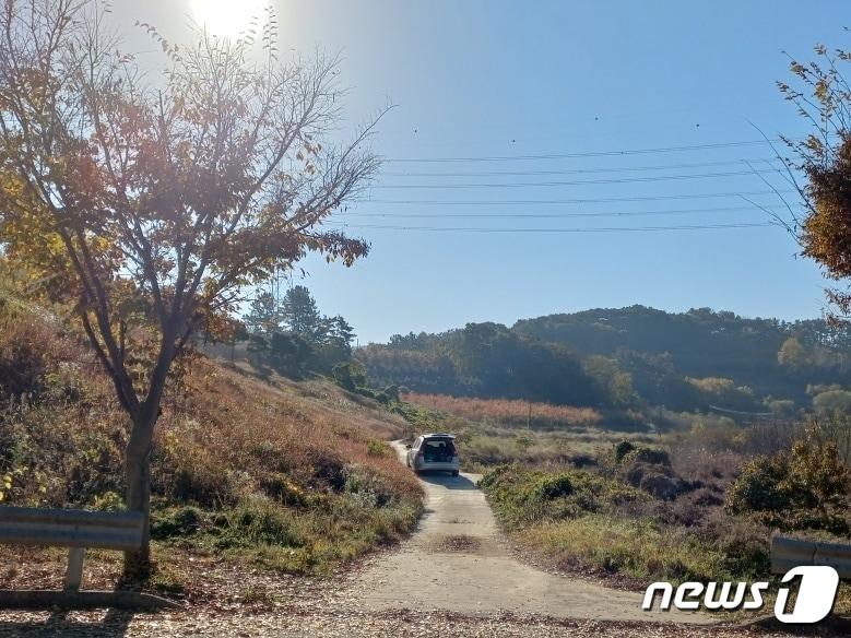 지난 4일 오후 전북 고창군의 한 저수지 인근. 한 20대 남성이 차를 두고 자취를 감춰 경찰이 수색에 나섰다.2022.11.6/뉴스1