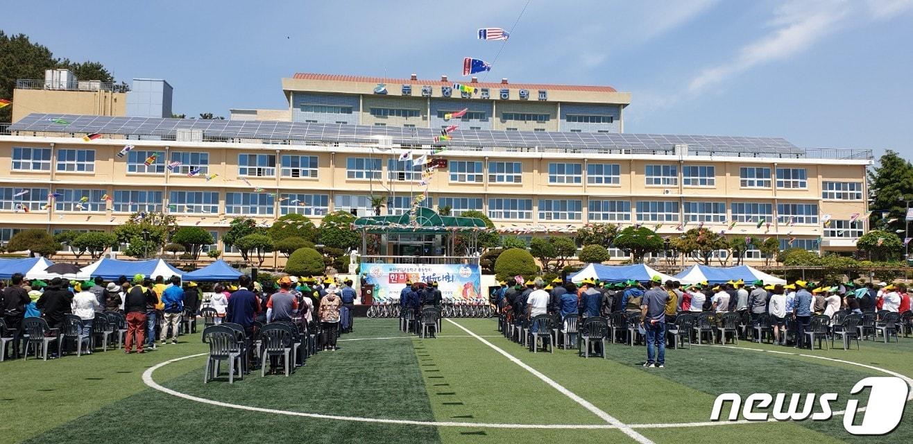 부산 기장군에 있는 부산장안고 전경&#40;정영주 부산장안고총동창회장 제공&#41;