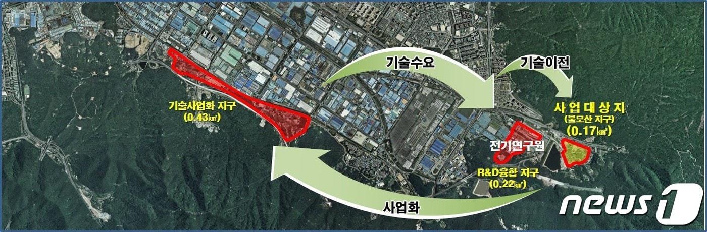 창원 불모산지구 개발제한구역 해제 위치도&#40;창원시 제공&#41;