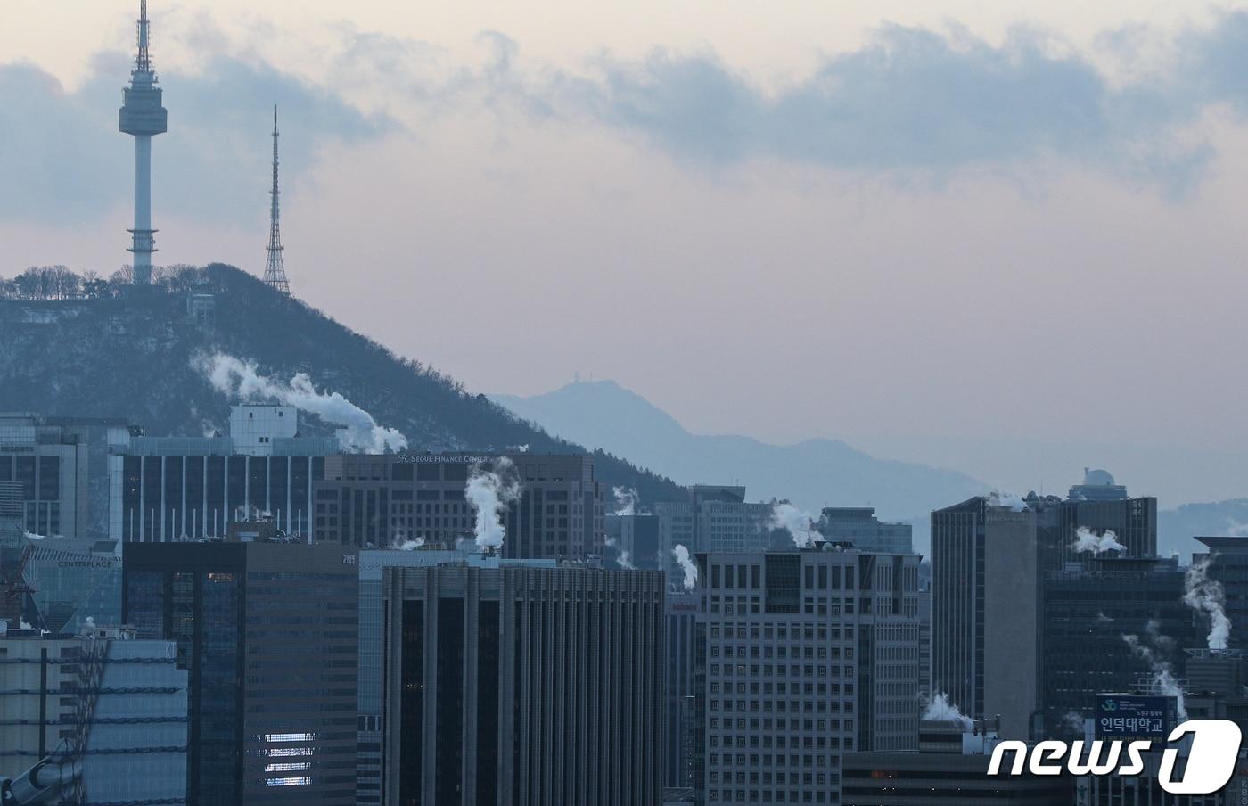 서울 도심 모습 ⓒ News1 신웅수 기자