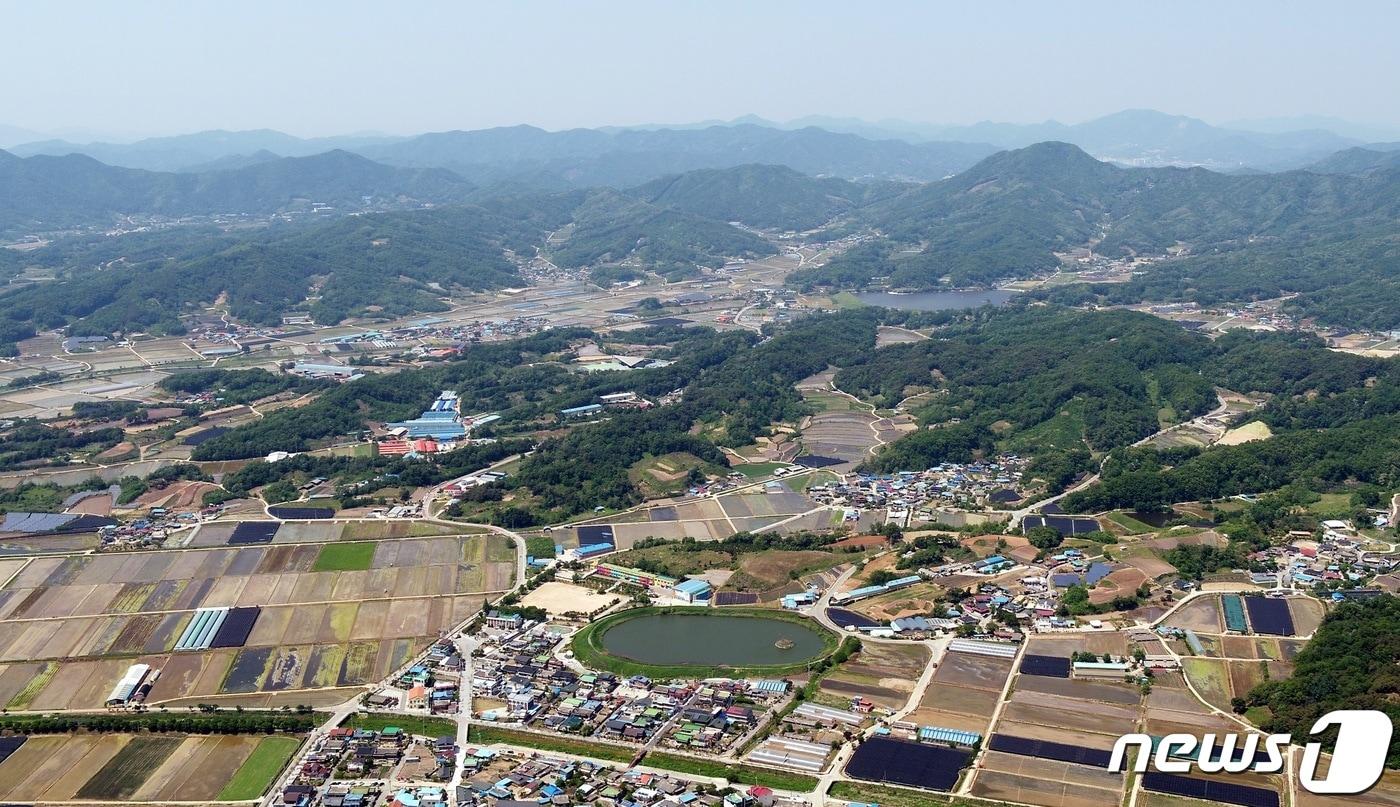 충북 괴산 메가폴리스 산업단지 예정지.&#40;자료사진&#41; / 뉴스1