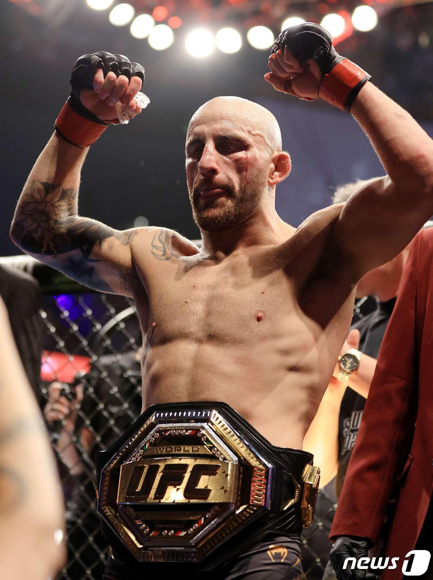 UFC 페더급 챔피언 알렉산더 볼카노프스키. ⓒ AFP=뉴스1