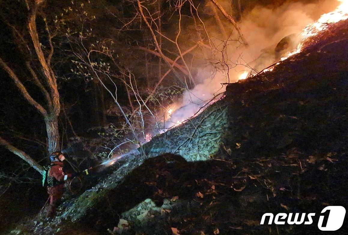 산불 진화 모습. 사진은 기사와 무관함.&#40;산림청 제공&#41;