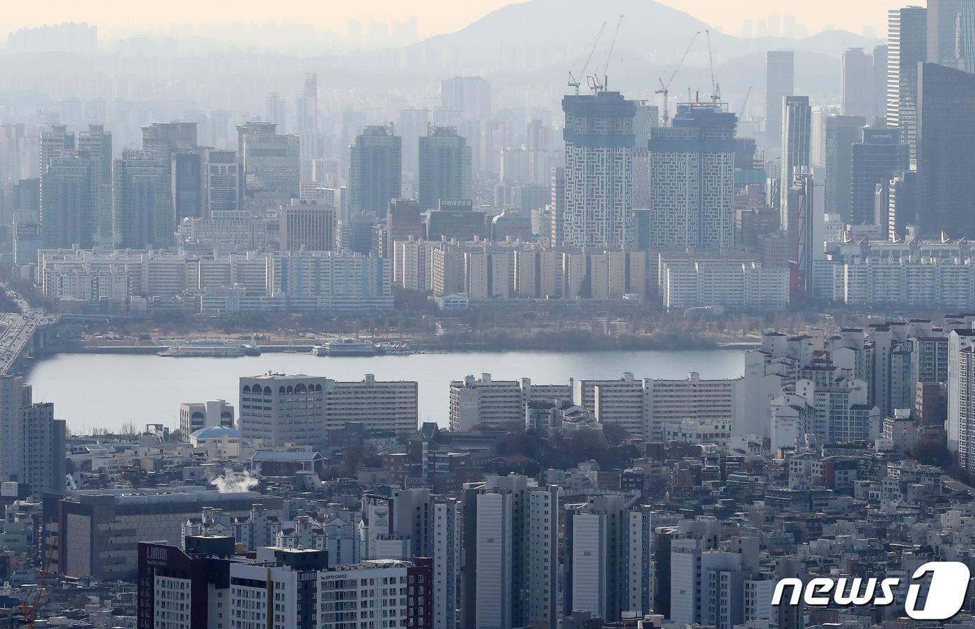 서울 남산에서 바라본 아파트 단지. &#40;사진은 기사 내용과 무관함&#41; / 뉴스1 ⓒ News1