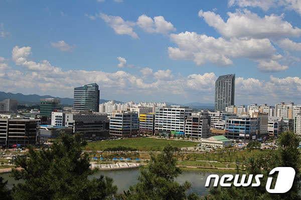 한국전력 등 주요 공기업이 입주해 있는 전남 나주 빛가람혁신도시 모습. /뉴스1DB