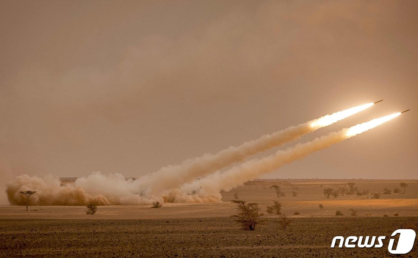 미국의 고속기동포병로켓시스템&#40;HIMARS·하이마스&#41; ⓒ AFP=뉴스1 ⓒ News1 김예슬 기자