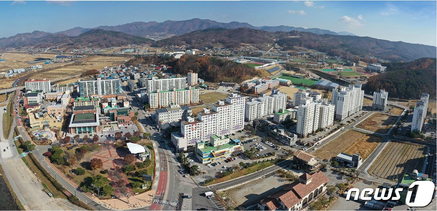 충북 보은군 보은읍 이평리 일대 전경. ⓒ News1 