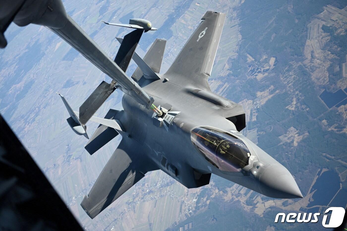 미국 록히드마틴사의 F-35 전투기의 모습. ⓒ 로이터=뉴스1 ⓒ News1 이유진 기자