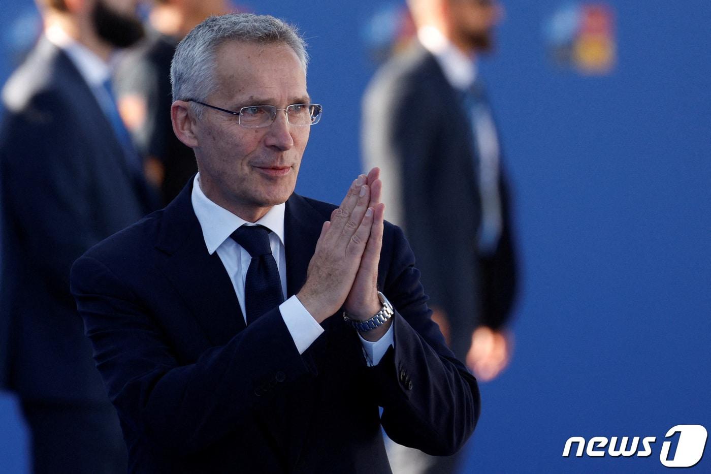 옌스 스톨텐베르그 북대서양조약기구&#40;NATO·나토&#41; 사무총장 2022.06.30 ⓒ 로이터=뉴스1 ⓒ News1 정윤미 기자