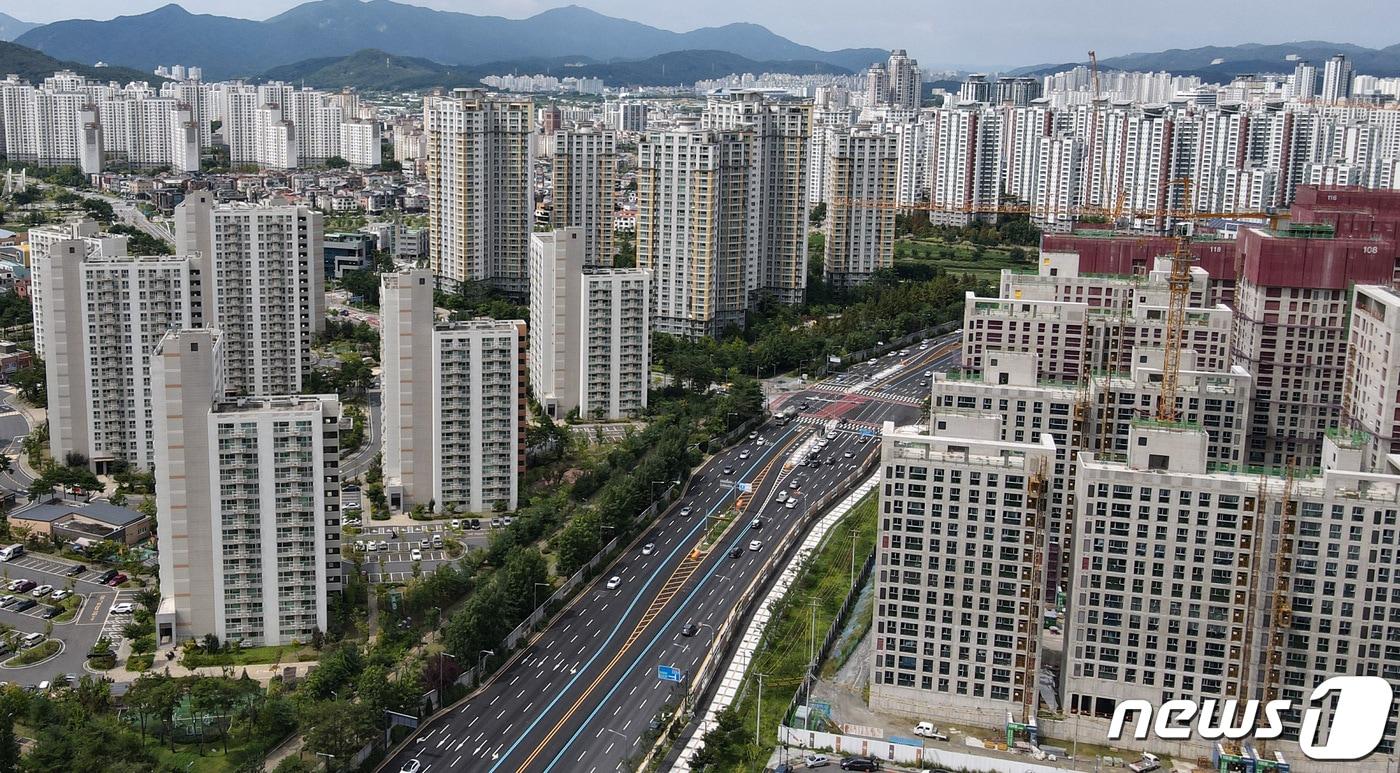 대전지역 아파트 모습. &#40;사진은 기사 내용과 무관함&#41; 2022.9.1/뉴스1 ⓒ News1 김기태 기자