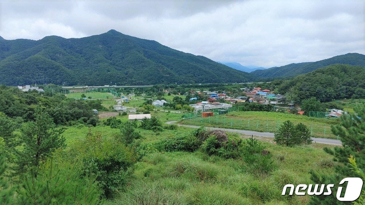 보은군 마로면 일대 구병산관광지 전경. /뉴스1  장인수 기자