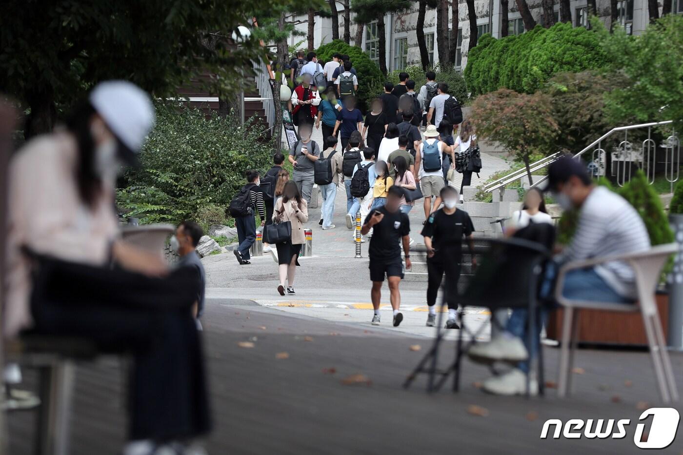 한 대학 캠퍼스의 모습. &#40;사진은 기사 내용과 무관함&#41; / 뉴스1 ⓒ News1 황기선 기자