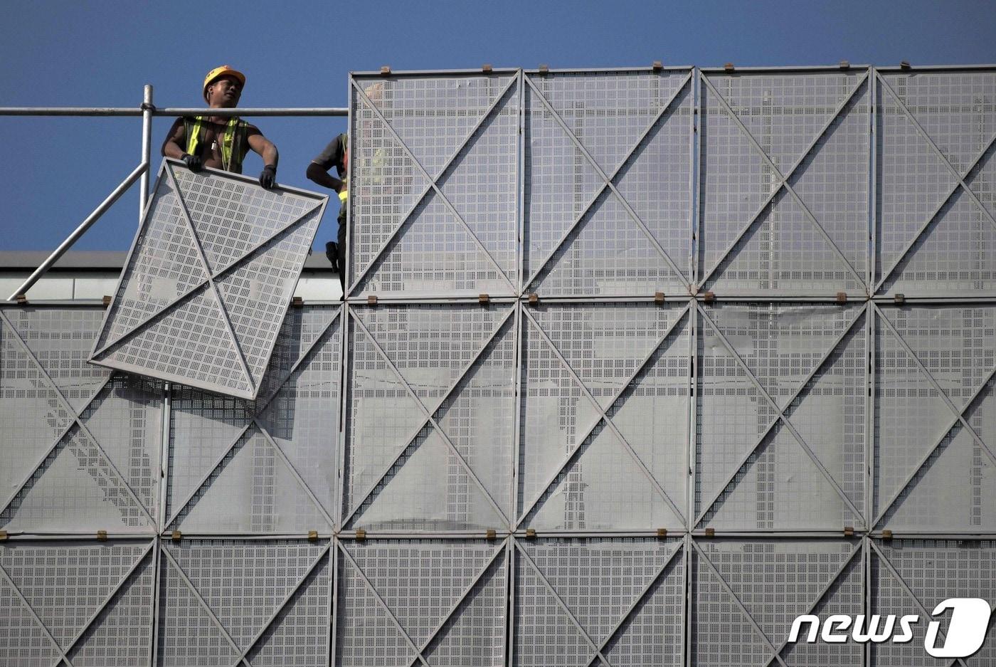 중국의 한 건설 현장 ⓒ AFP=뉴스1