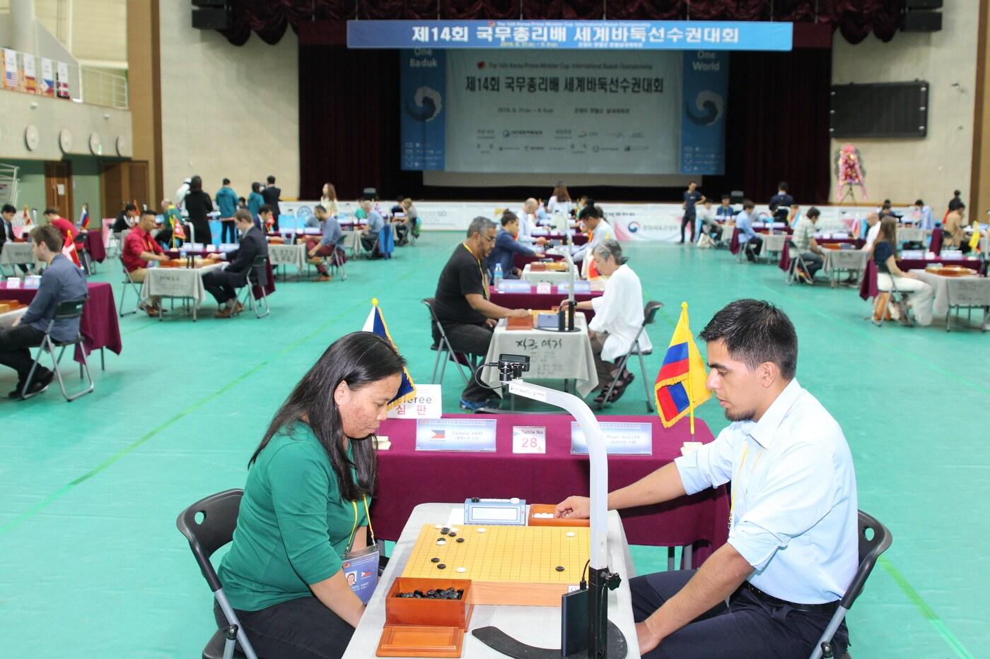 3년 만에 대면 대국으로 진행되는 국무총리배 세계바둑선수권대회가 24일 개막한다. 사진은 2019년 대회 모습. &#40;대한바둑협회 제공&#41;