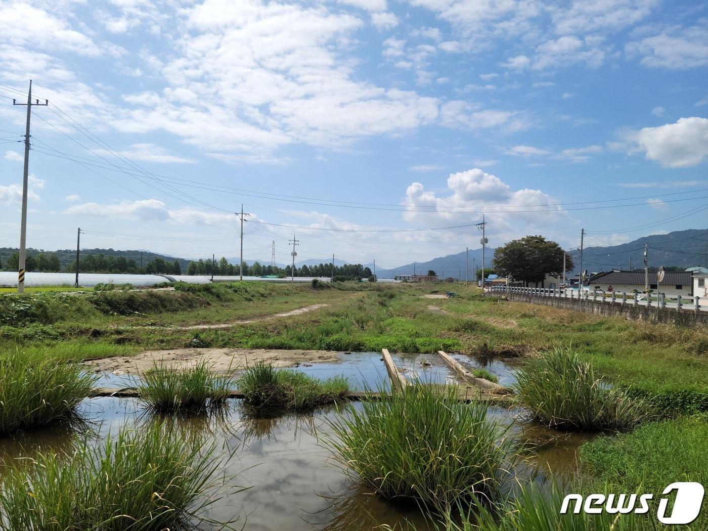 행안부의  ‘2023년 재해예방 공모&#40;신규&#41;사업’에 선정된 전북 남원시의 대곡지구 모습.&#40;남원시 제공&#41;/뉴스1