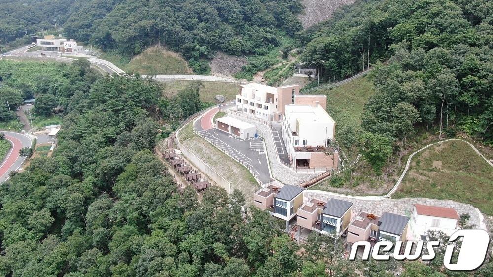 밀양 도래재 자연휴양림 전경. &#40;경남도 제공&#41;