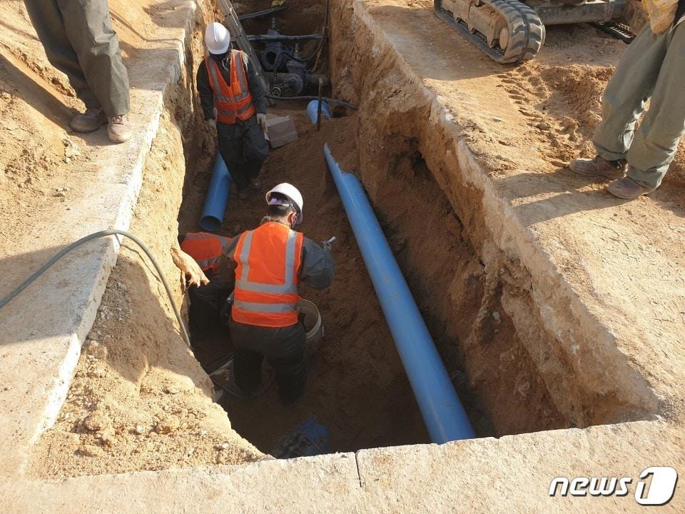 전북 남원시가 지리산권역 3개 면을 중심으로 한 광역상수도 보급 공사를 본격화 한다.&#40;남원시 제공&#41;/뉴스1 