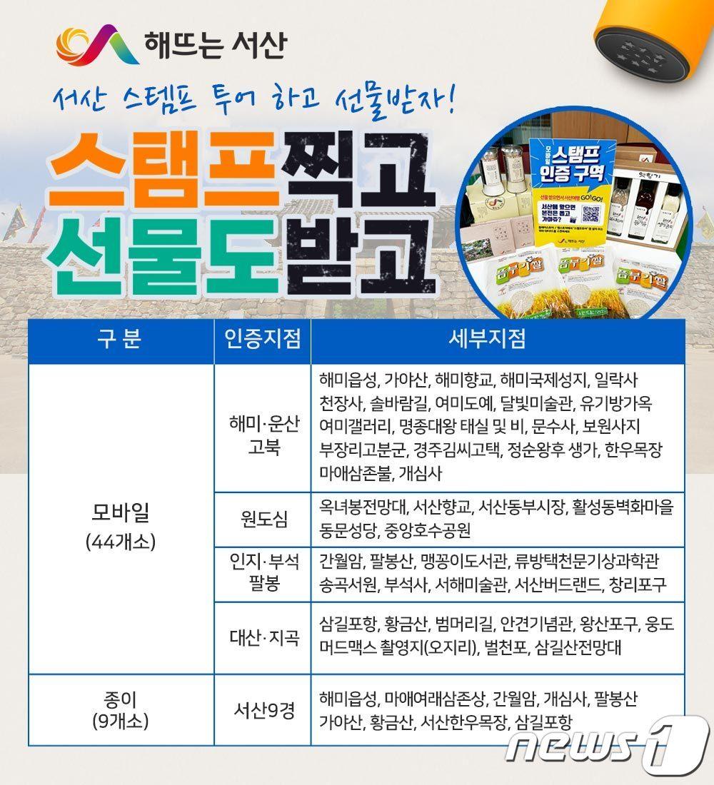 스탬프투어 홍보물